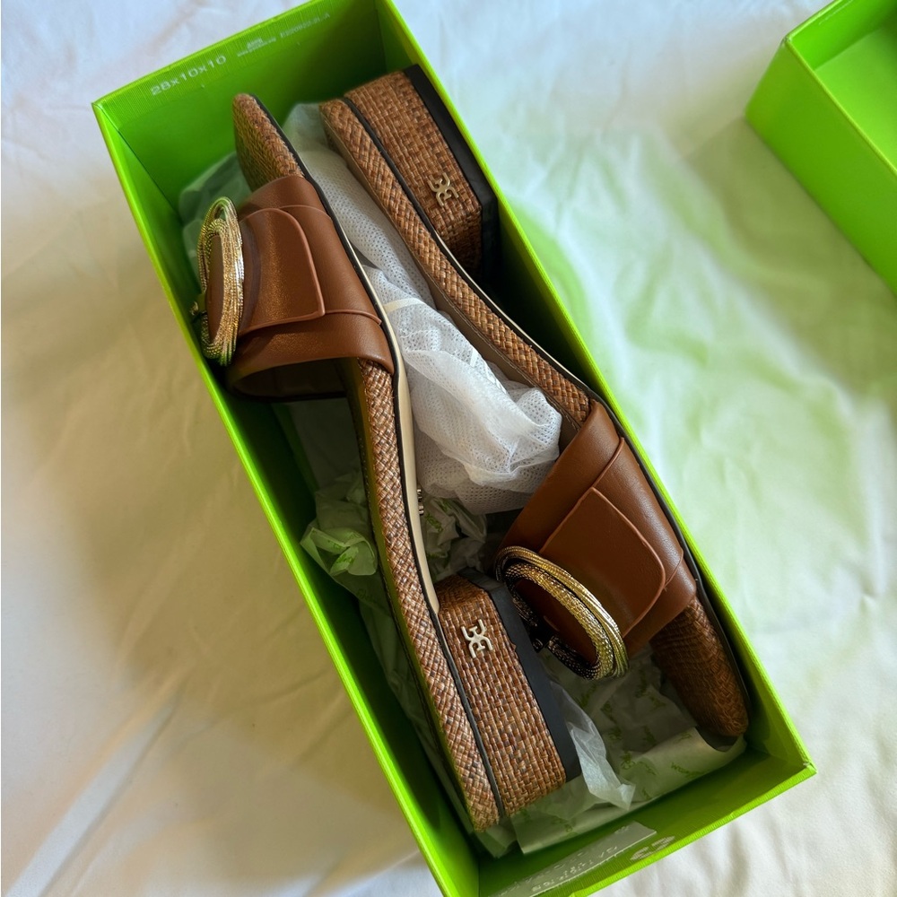 Sam Edelman Delfi Leather Block Sandals